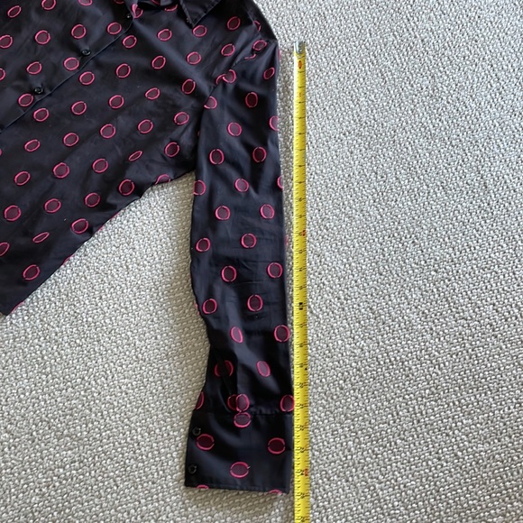 Arthur & Fox Black Button Blouse Top Shirt - Picture 7 of 11